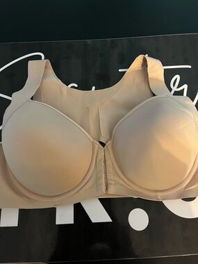 Bali Nude Front-Close Full Coverage Bra - Women Intimates Size 38C